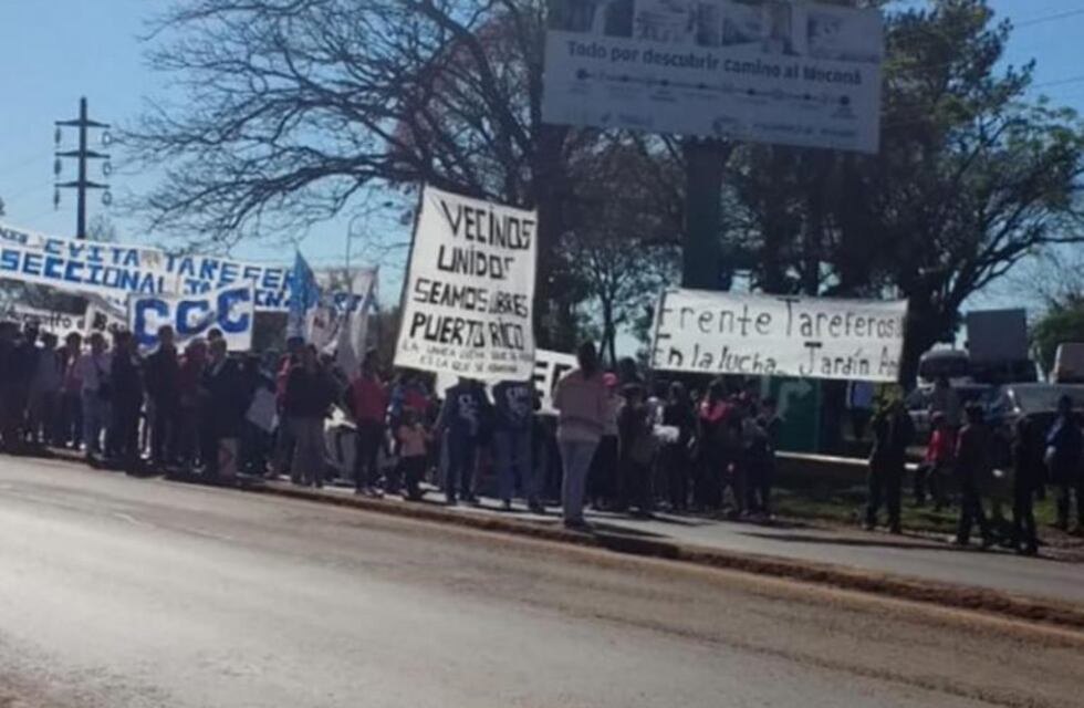 Cortes de ruta en toda la provincia de Misiones