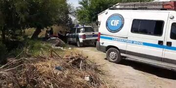 El lugar donde encontraron el cuerpo calcinado de Fabiana Arismendi