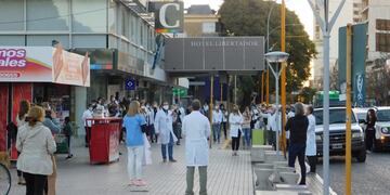 Protesta de médicos