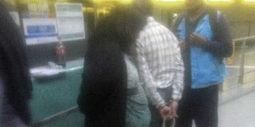 La pareja detenida