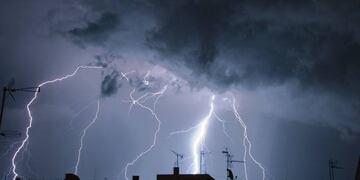 Un rayo causó otro incendio en Córdoba.