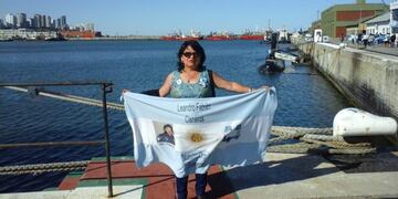 Yolanda Susana Mendiola, madre del cabo Leandro Cisneros, tripulante jujeño del ARA San Juan