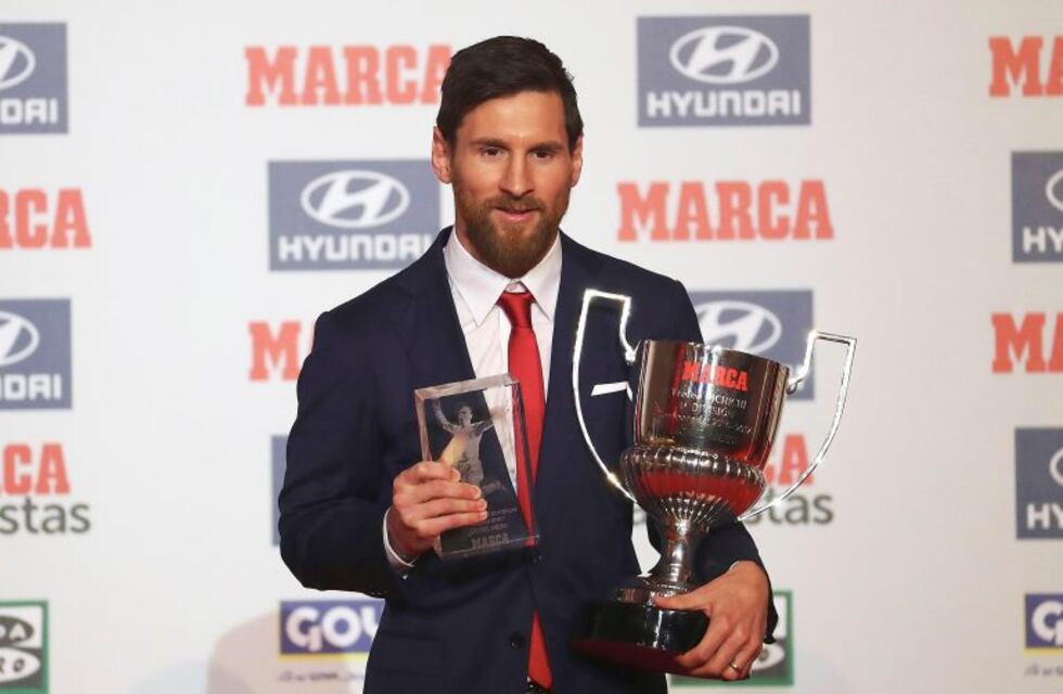 Messi fue galardonado como el Mejor Jugador de la Liga de España
