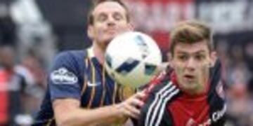 El ex San Lorenzo fue titular en el penu00faltimo clu00e1sico rosarino, cuandola Academia empatu00f3 con Newell's.