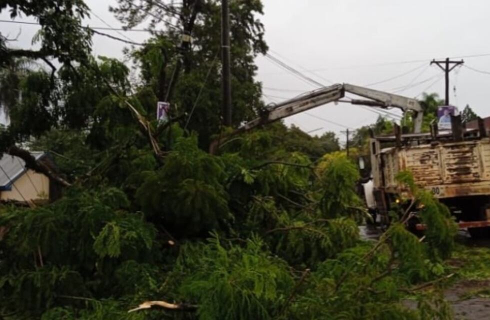 Wanda: se registraron severos daños producto de las inclemencias del tiempo