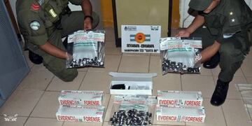 El material secuestrado por Gendarmería (@gendarmeria)