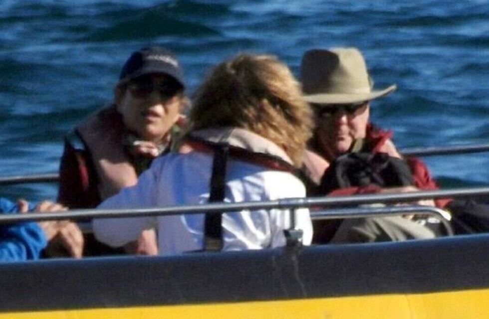 Con un gran operativo de seguridad, Máxima y sus hijas vieron a las ballenas