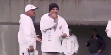 Jorge Sampaoli sorprendió durante un entrenamiento\u002E (Captura)