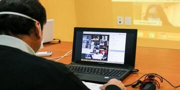 El intendente Martínez encabezó la reunión virtual\u002E