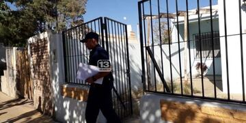 La casa del jubilado a donde entraron a robar dos delincuentes, en San Juan\u002E