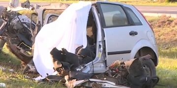 Un conductor falleció al accidentarse en la ruta 19\u002E (Captura L10)