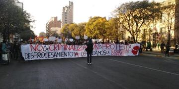 Marcha en Córdoba por las tomas en la UNC\u002E