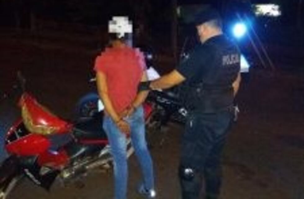 Fue detenido por manejar una moto en estado de ebriedad