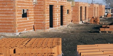 Construcción de viviendas sociales en Rosario\u002E (Prensa Gobierno de Santa Fe)