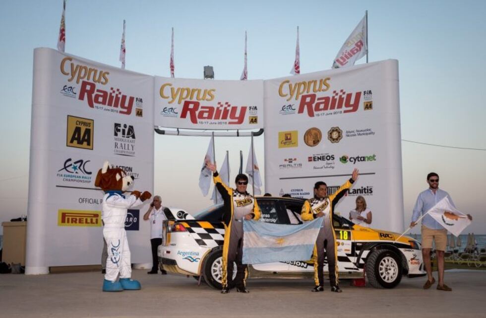 Rally: Podio argentino en Chipre con los cordobeses Alonso-Monasterolo