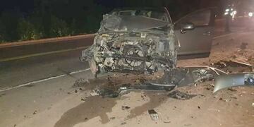 Accidente vial en la Ruta 68 (El Tribuno)