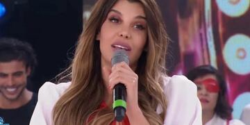 A pedido de Marcelo Tinelli, Charlotte Caniggia le partió la boca a su novio en el Súper Bailando