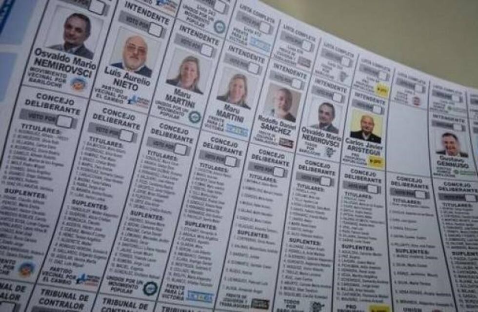 Bariloche votará con boleta única y se sortearán los lugares