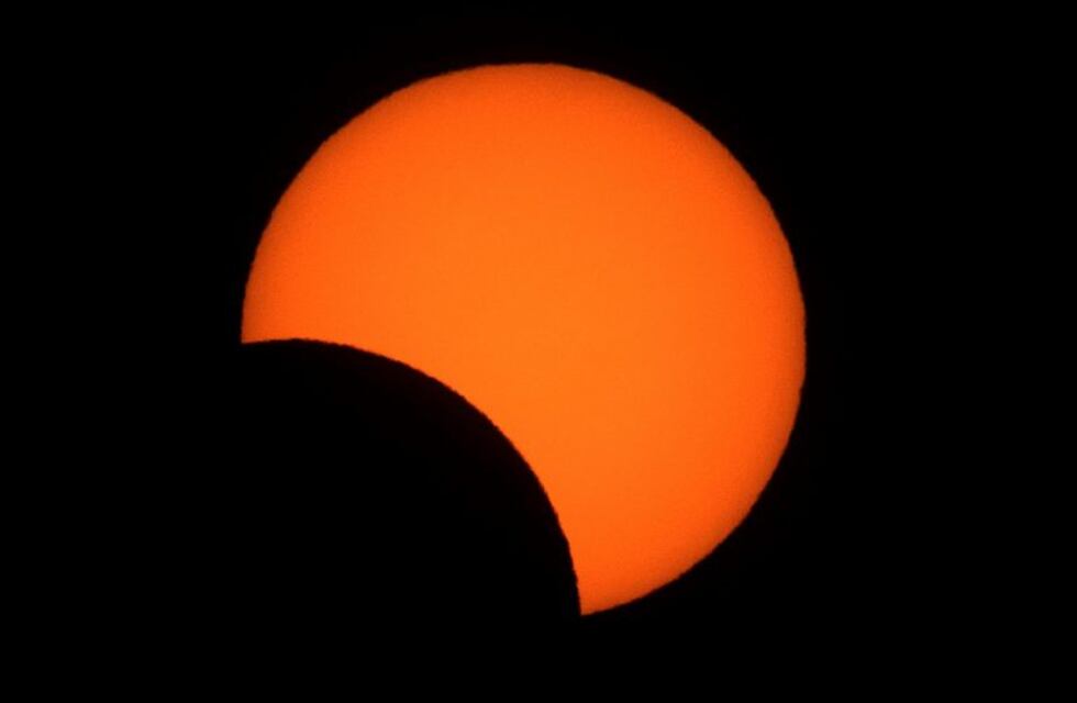 Mágico: así se vivió el eclipse en Miramar de Ansenuza