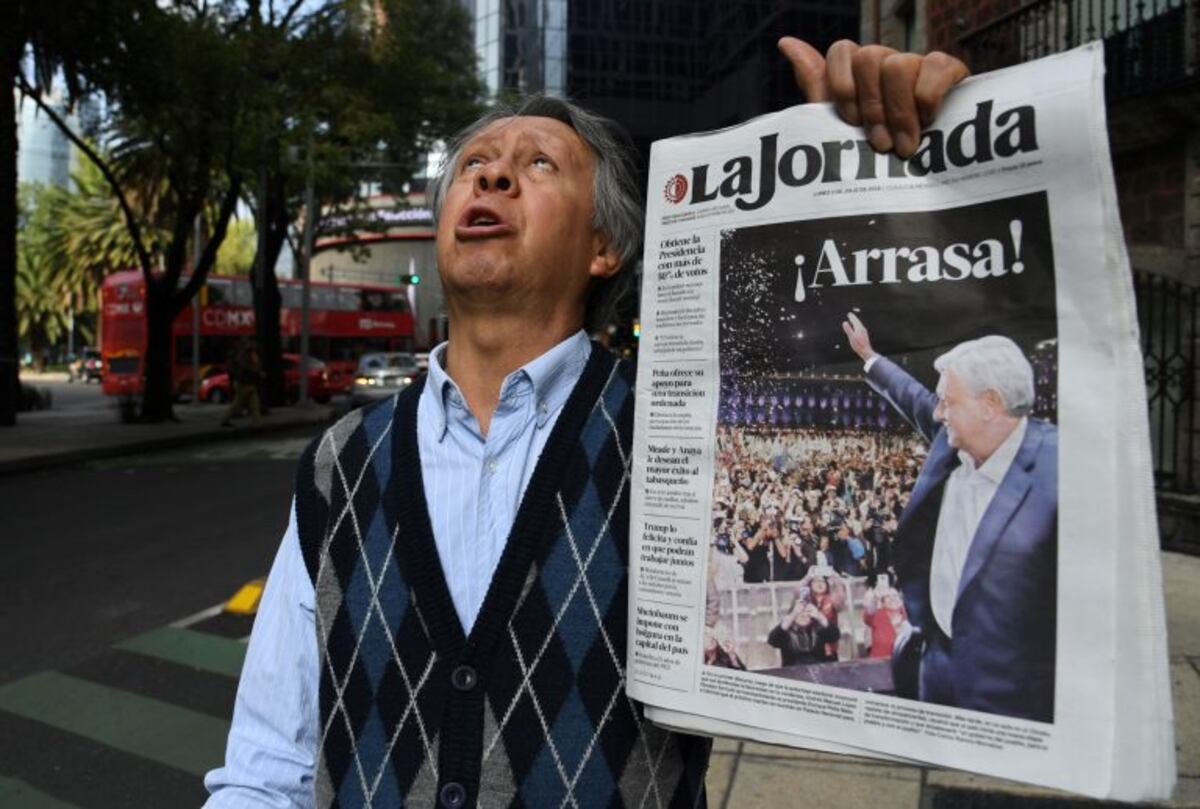 Tapas de diario en México, luego del triunfo electoral de Manuel Lopez Obrador (Web)