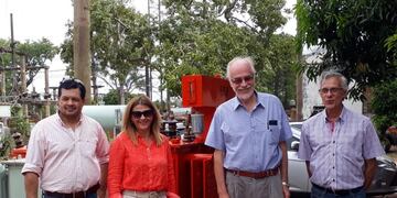 El presidente de Energía de Misiones recorrió las obras que están realizando