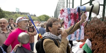 La marcha a favor de Palestina