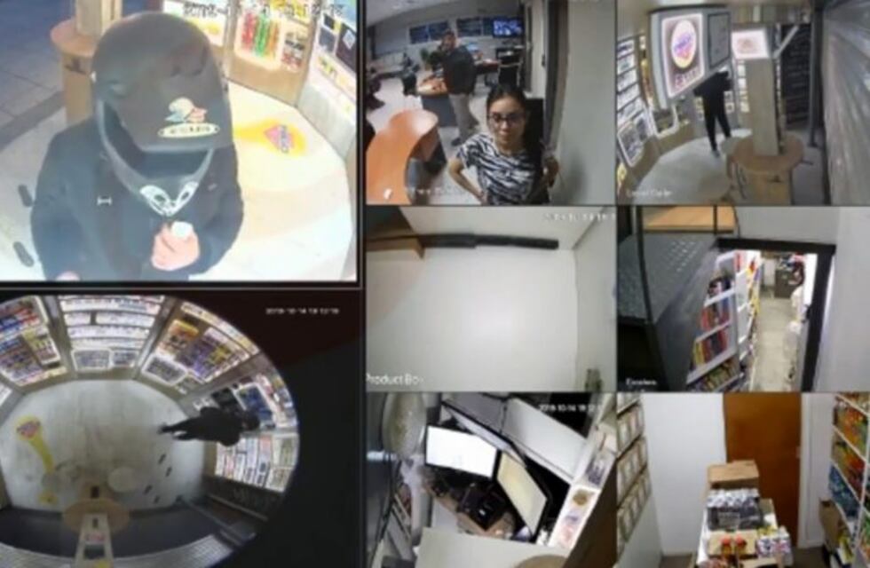 Un hombre armado quiso robar un quiosco inteligente y terminó huyendo con las manos vacías