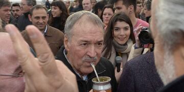 Schiaretti en la inauguración de autovía