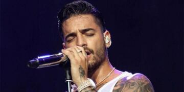 Maluma en concierto\u002E Foto: Web\u002E