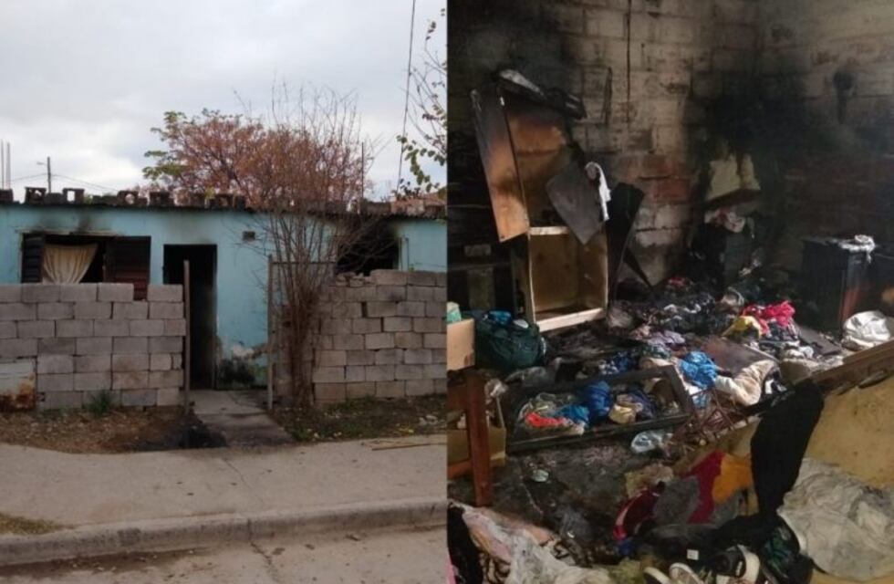 Dos niños de 2 y 5 años tiraron una toalla sobre la estufa y se incendió la casa