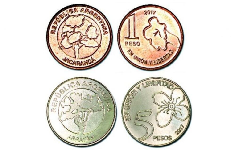Comenzaron a circular las nuevas monedas de 1 peso