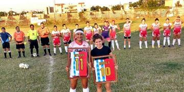 Estefanía Palomar fue distinguida por el Club Chacra 8 de Formosa\u002E Hoy se encuentra en Argentinos Juniors de La Paternal\u002E