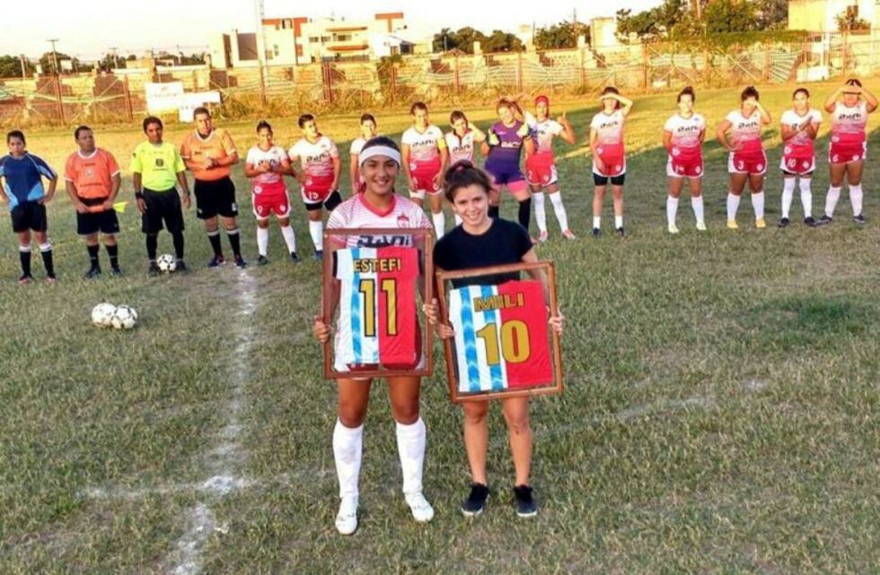 Estefanía Palomar se entrena con el "Bicho" de La Paternal