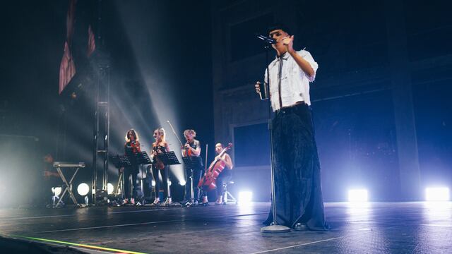 Milo J, durante sus shows en el Movistar Arena. (Gentileza Dale Play)