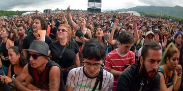 Cosquín Rock durante la última edición presencial en 2020.