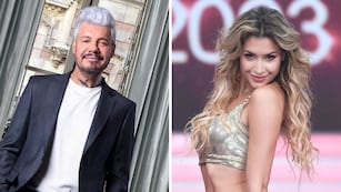 Romance confirmado: así fue el primer beso en público de Marcelo Tinelli y Milett Figueroa.