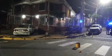Presunta picada de autos causó un violento choque en Posadas.