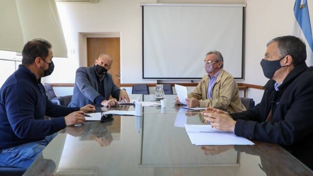 Reunión de autoridades provinciales y nacionales por Dow