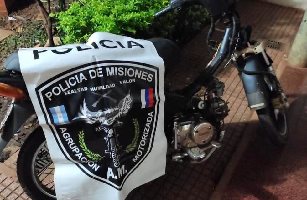 Secuestraron una motocicleta adulterada