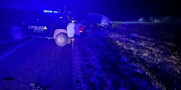 El impacto se produjo en el kilómetro 79 sobre la mano que va hacia el sur.