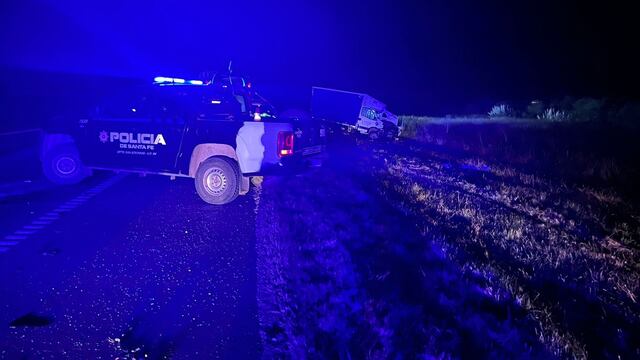 El impacto se produjo en el kilómetro 79 sobre la mano que va hacia el sur.