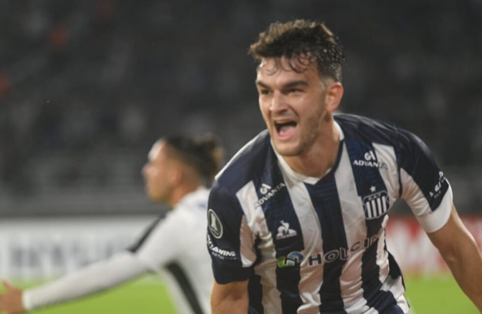 Talleres festeja doble: el gol de Depietri y el penal atajado por Burrai a Paolo Guerrero