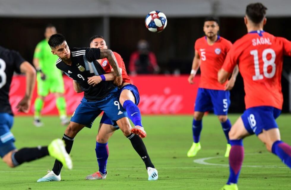 Sin Lionel Messi, Argentina empató 0-0 ante Chile en un amistoso en Estados Unidos
