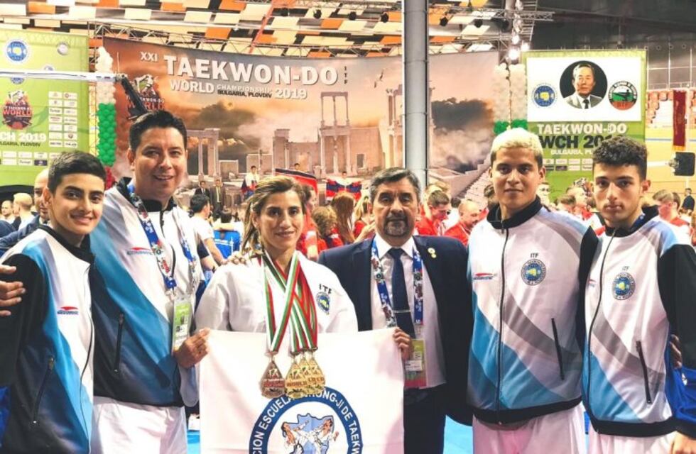 Los cuatro representantes tucumanos ganaron nueve medallas en el Mundial de Taekwondo