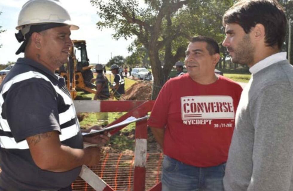 Passaglia recorrió las obras de zona sur y sostuvo que "hay que nivelar hacia arriba"