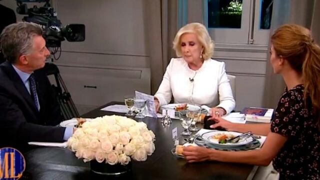 Mirtha y Macri