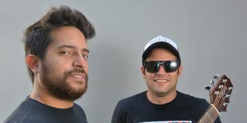 Matías Lescano y Daniel Tapia, integrantes de Planeador V, la banda cordobesa de tributo a Soda Stereo y Gustavo Cerati\u002E