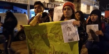 Marcha por Evangelina Delgado en Tartagal, Salta\u002E (Web)