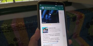 Crean grupos de Whatsapp barriales para informarse sobre medidas ante el coronavirus (Municipalidad de Rosario)