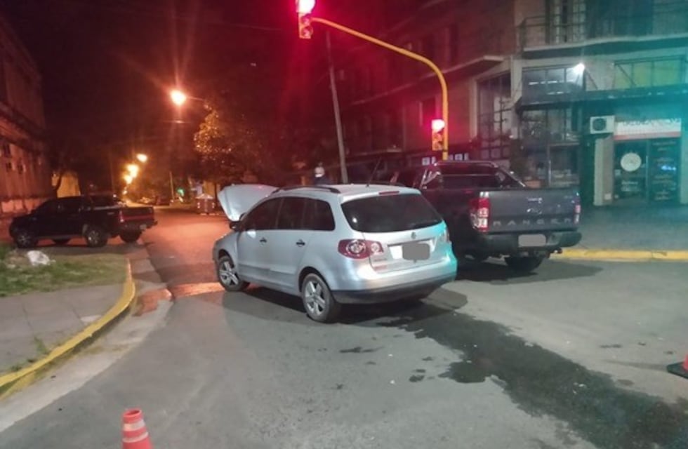 Conductor sufrió traumatismo de cráneo tras accidente en el centro de Paraná